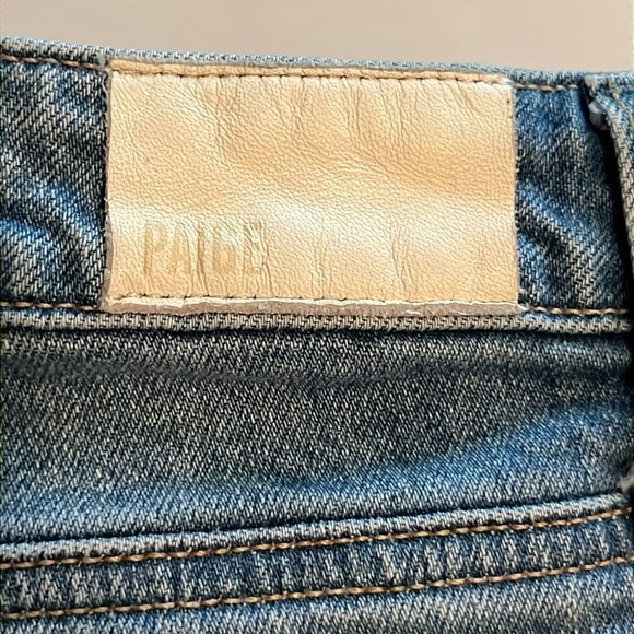 Paige Denim Sarah Longline Shorts High Rise Size 29 - Picture 12 of 16